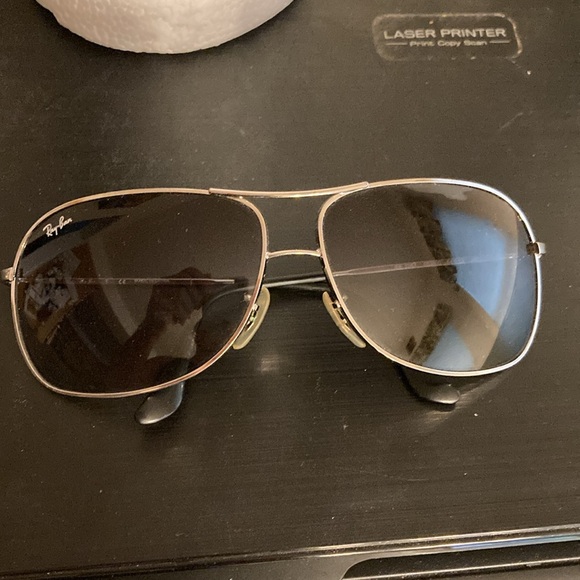 Rayban rb3267 gradient aviators silver with gradient lens